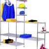 Add On Chrome Wire Shelving - 4 shelves 1600h x 915w