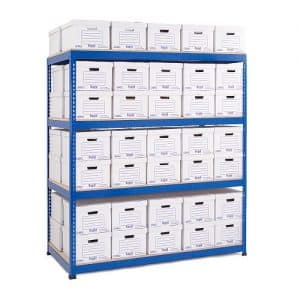 GS800 Double Sided Archive Storage - 70 Boxes