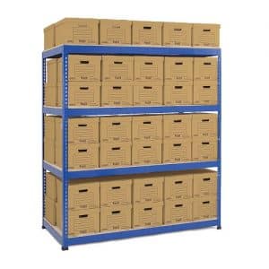 GS800 Double Sided Archive Storage - 80 Boxes