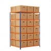 GS340 Shelving Document Storage Bays - Double Sided - 36 boxes