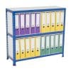 GS340 Shelving Lever Arch File Bay - Single Sided - 20 x A4 files