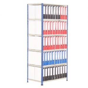 GS340 Shelving Lever Arch File Bay - Double Sided - 100 x A4 files