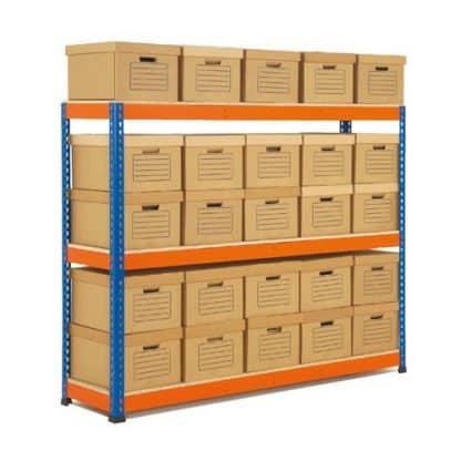 GS800 Archive Storage Bay 35 boxes 2100h x 1830w
