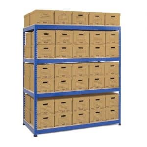 GS800 Double Sided Archive Storage - 100 Boxes