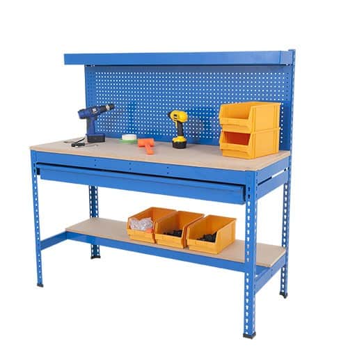 Extra Heavy Duty Work Stations - Full Width Drawer